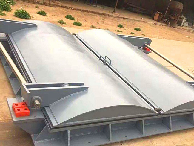 方形侧开钢拍门