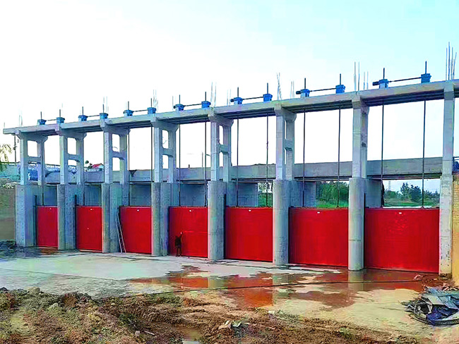 拱形单止水铸铁闸门